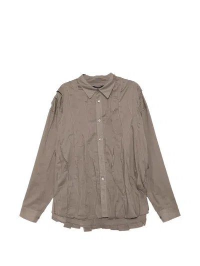 Songzio Polyptych Chris Shirt In Brown