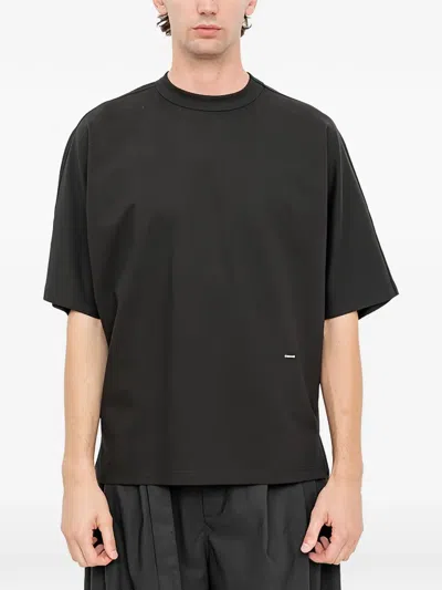 Songzio Polyptych Curved T-shirt In Black