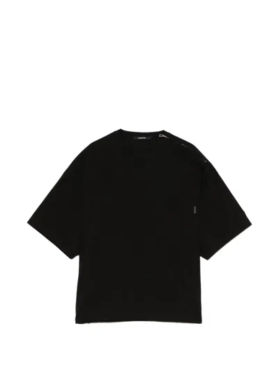 Songzio Polyptych T-shirt In Black