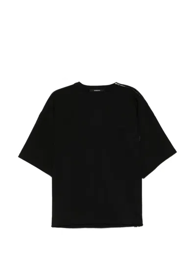 Songzio Polyptych Woven T-shirt In Black