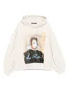 Songzio Retrato Painted Hoodie In Neutral