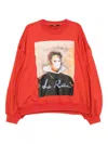 Songzio Retrato-print Sweatshirt In Red