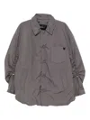 Songzio Ruched Padded Jacket In Gray