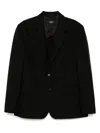 Songzio Double Breasted Blazer In Black