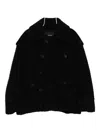 Songzio Single-breasted Coat In Black