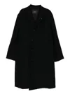 Songzio Single-breasted Coat In Black