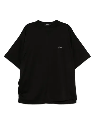Songzio Slant Autograph T-shirt In Black