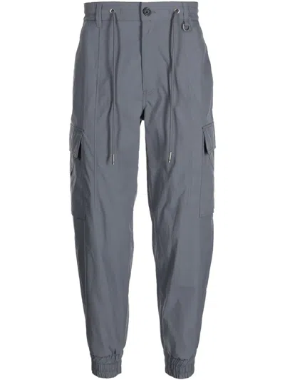 Songzio Tapered-leg Cargo Trousers In 蓝色