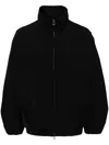 Songzio Volume Dart Mock-neck Jacket In 黑色