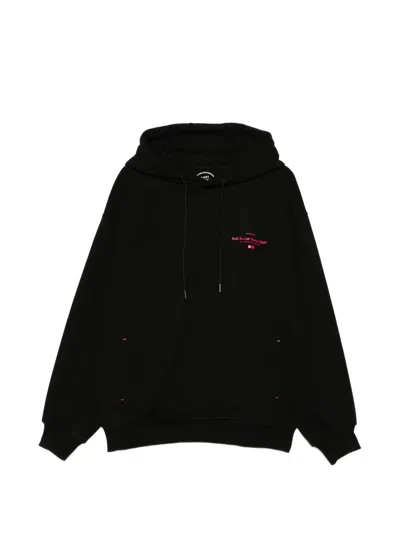 Songzio X Assc Logo-print Hoodie In Black