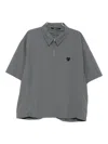 Songzio Zzero Zipped T-shirt In Gray