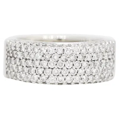 Pre-owned Sonia B . Natural 1.70 Carat Diamond Pave 18-karat Fashion Ring In Stock In Multi