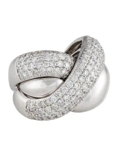 Pre-owned Sonia Bitton 18k 2.50ctw Diamond Knot Ring In Multi