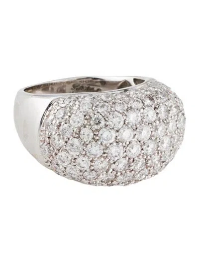 Pre-owned Sonia Bitton 18k 4.55ctw Diamond Dome Cocktail Ring In Multi
