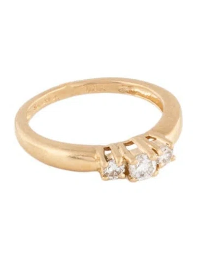 Pre-owned Sonia Bitton Diamond Engagement Ring In Multicolor