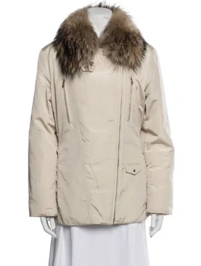 Pre-owned Sônia Bogner Down Jacket In Neutral