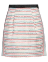 Sonia By Sonia Rykiel Woman Mini Skirt White Size 6 Cotton, Polyester, Polyamide, Elastane In White