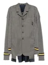 Sonia Carrasco Asymmetric-hem Jacket In Gray