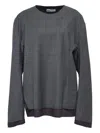 Sonia Carrasco Long-sleeve T-shirt In Gray