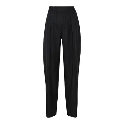 Sonia Carrasco Pleated Trousers In Black