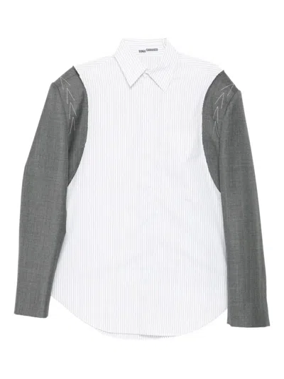 Sonia Carrasco Striped Shirt In White