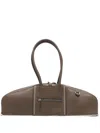 Sonia Carrasco Top-handle Stitched-detailing Tote Bag In Brown