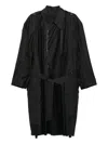 Sonia Carrasco Wool Coat In Black