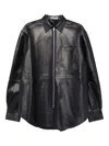 Sonia Carrasco Zipped Leather Jacket In Black