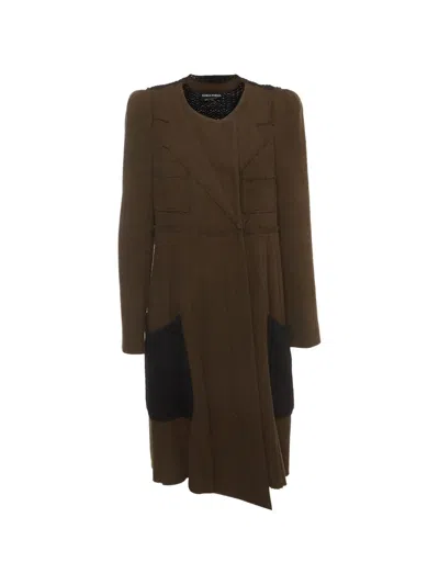 Pre-owned Sonia Rykiel 2010 Double-breasted Coat In Brown