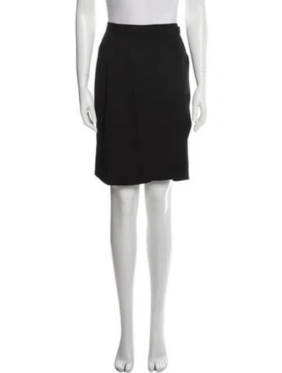 Pre-owned Sonia Rykiel Acetate Knee-length Skirt In Black