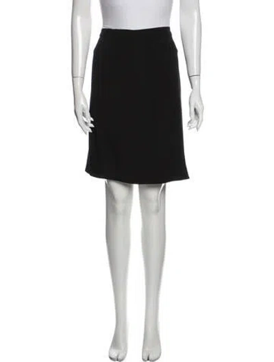Pre-owned Sonia Rykiel Acetate Knee-length Skirt In Black