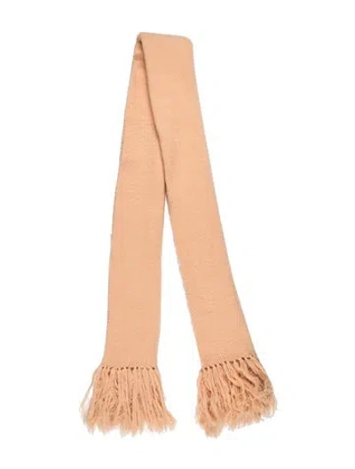 Pre-owned Sonia Rykiel Acrylic Vintage Scarf In Neutrals