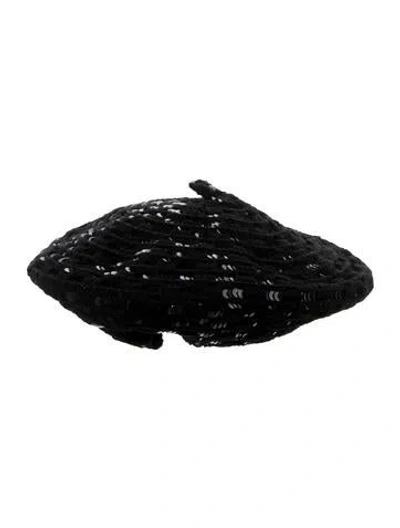 Pre-owned Sonia Rykiel Beret Hat In Black