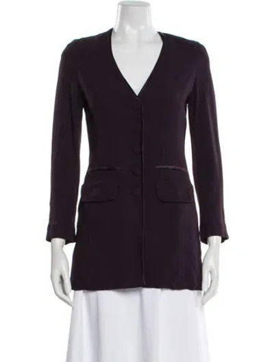 Pre-owned Sonia Rykiel Blazer In Purple