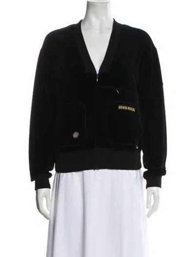 Pre-owned Sonia Rykiel Bomber Jacket In Black