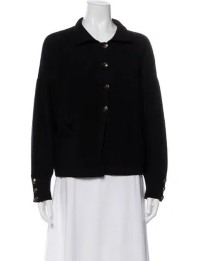 Pre-owned Sonia Rykiel Bomber Jacket In Black