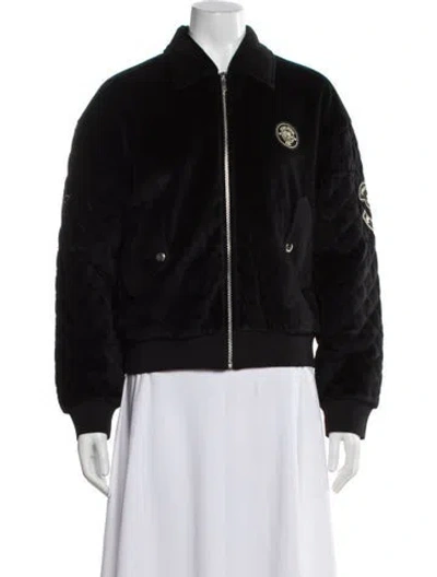 Pre-owned Sonia Rykiel Bomber Jacket In Black