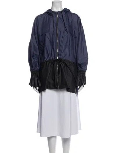 Pre-owned Sonia Rykiel Bomber Jacket In Blue