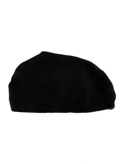 Pre-owned Sonia Rykiel Bow Cotton Hat In Black