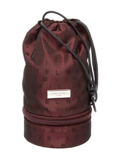 Pre-owned Sonia Rykiel Bucket Bag In Burgundy