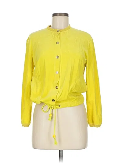 Pre-owned Sonia Rykiel Cardigan Sweater In Yellow