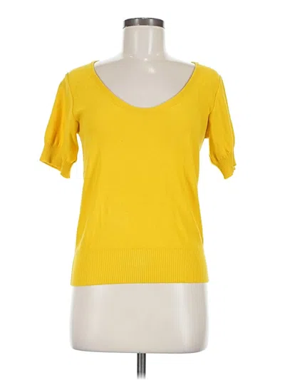 Pre-owned Sonia Rykiel Cardigan Sweater In Yellow