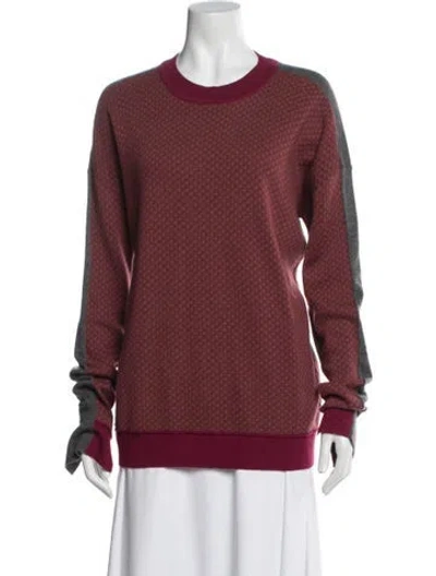 Pre-owned Sonia Rykiel Cashmere Crew Neck Sweater In Gray