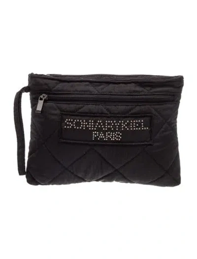 Pre-owned Sonia Rykiel Clutch Vintage In Black