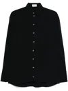 Sonia Rykiel Crepe Shirt In Black