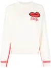 Sonia Rykiel Crew Neck Jumper In Neutrals