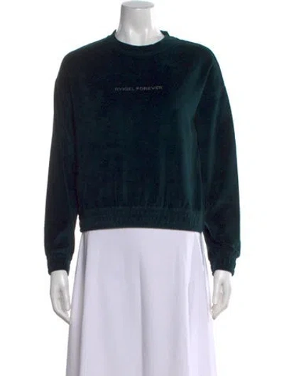 Pre-owned Sonia Rykiel Crew Neck Long Sleeve Sweatshirt W/ Tags In Green