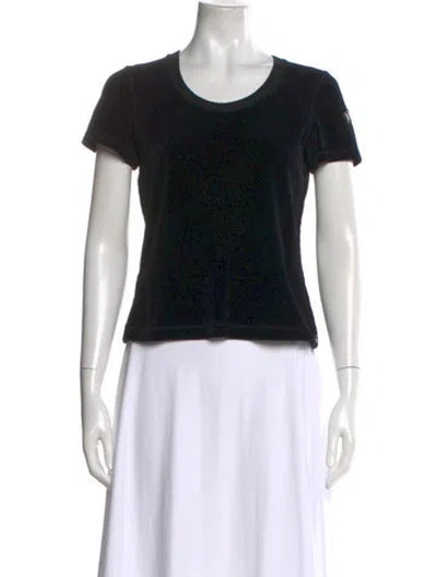 Pre-owned Sonia Rykiel Crew Neck Short Sleeve T-shirt In Black