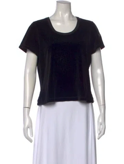 Pre-owned Sonia Rykiel Crew Neck Short Sleeve T-shirt In Black