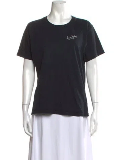 Pre-owned Sonia Rykiel Crew Neck Short Sleeve T-shirt In Blue